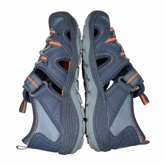 Merrell Water Sandals Hydro 2 Kids Sz 2 M Navy Closed Toe Hiking Outdoor Shoes - Picture 7 of 10